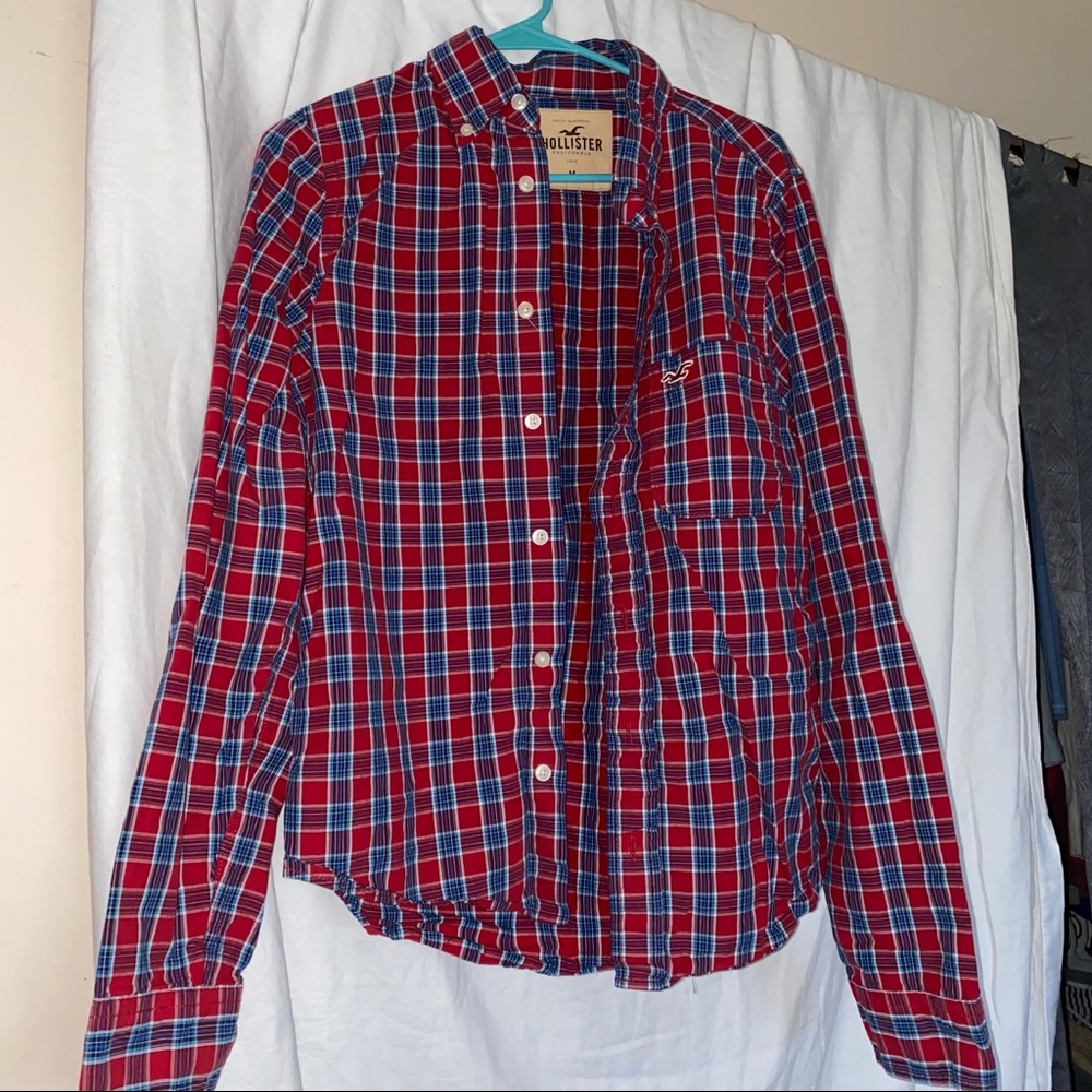 men’s plaid button up